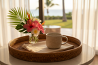 Linen and Florals Mug